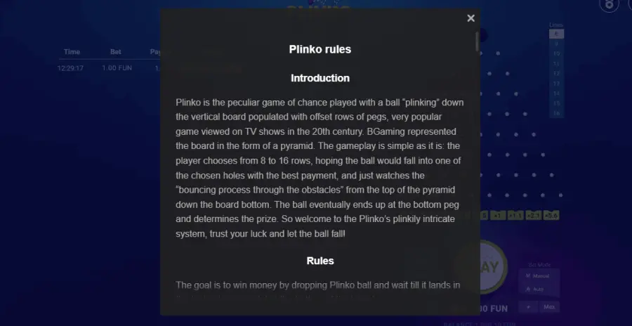 Plinko app real money