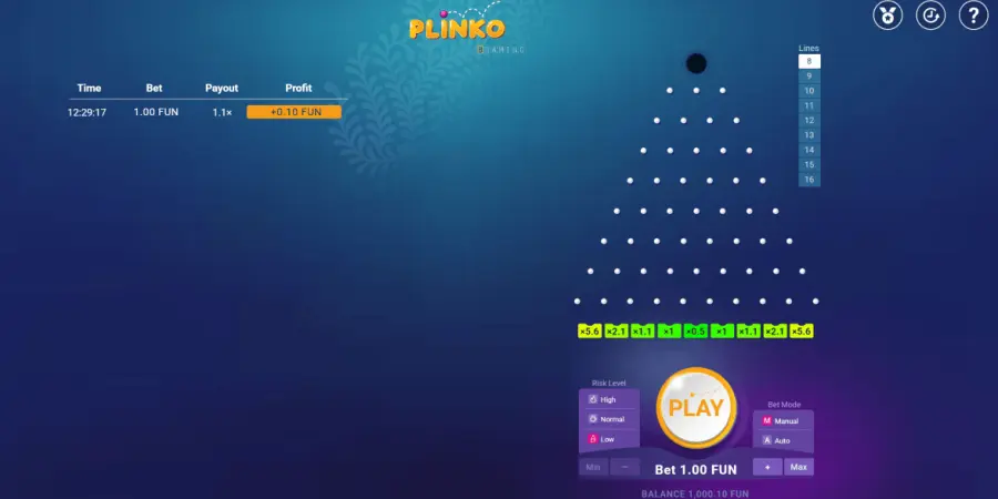 Plinko app